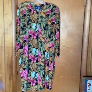 April Rain flowered dress